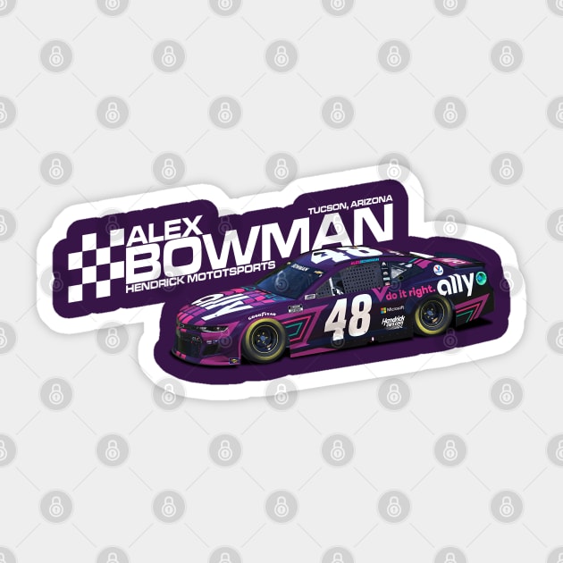 Alex Bowman 2021 Sticker by Sway Bar Designs